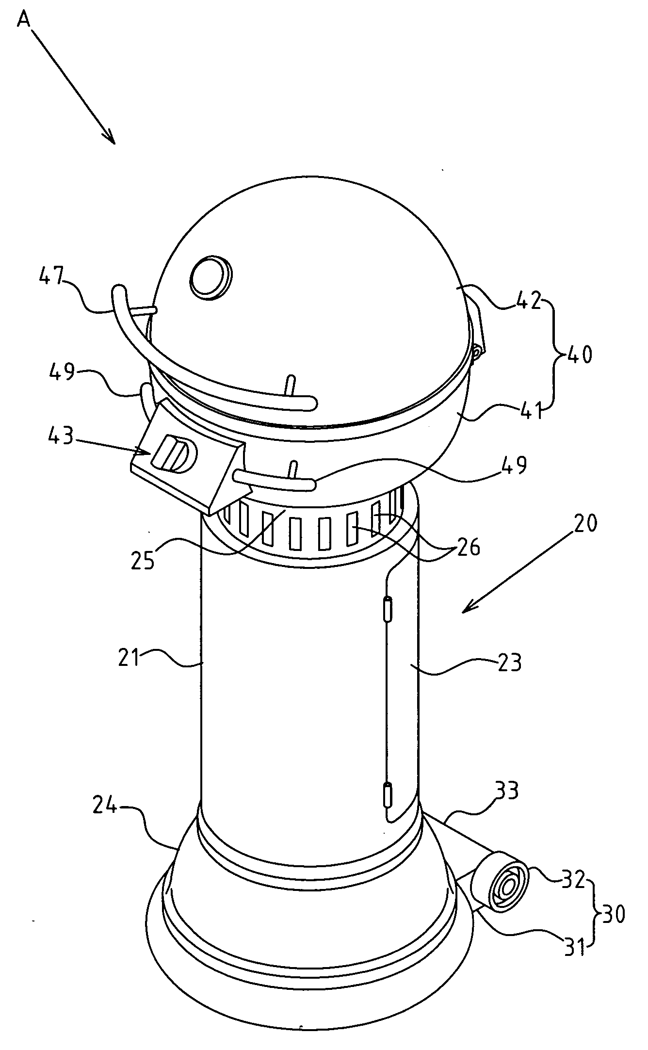 Grill structure