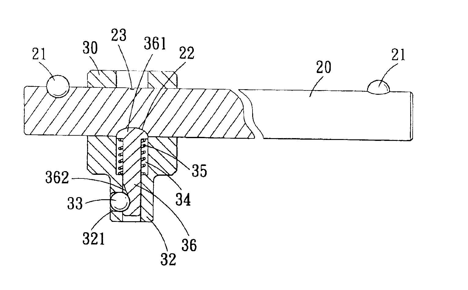 Quick-release socket adapter for T-shape socket wrench