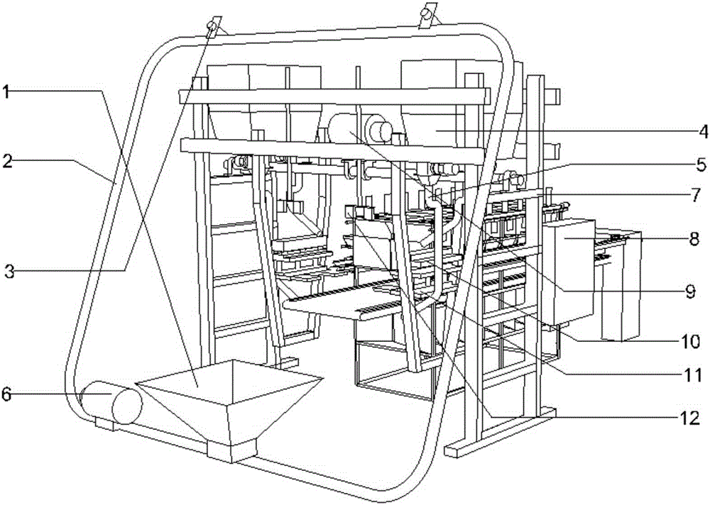 Automatic collecting and marking device for cage-rearing meat duck breeding information