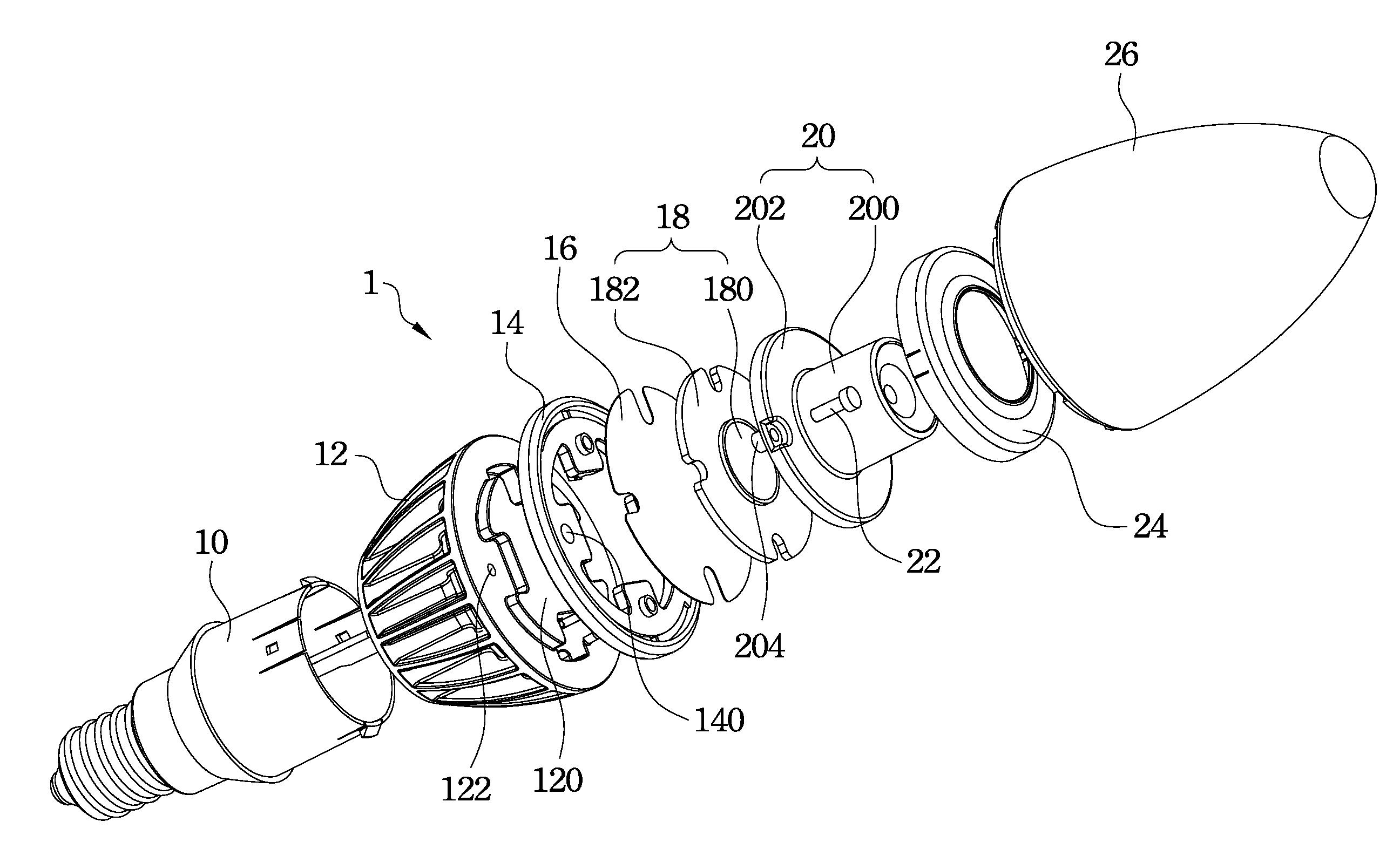 Non-isolating circuit assembly and lamp using the same