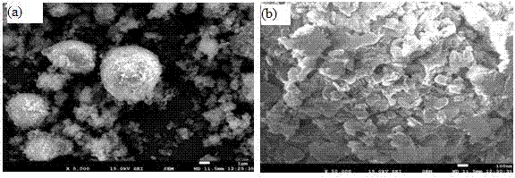 Composite powder material of fly ash hollow microspheres with surfaces cladded with nanometer magnesium hydroxide and preparation method thereof