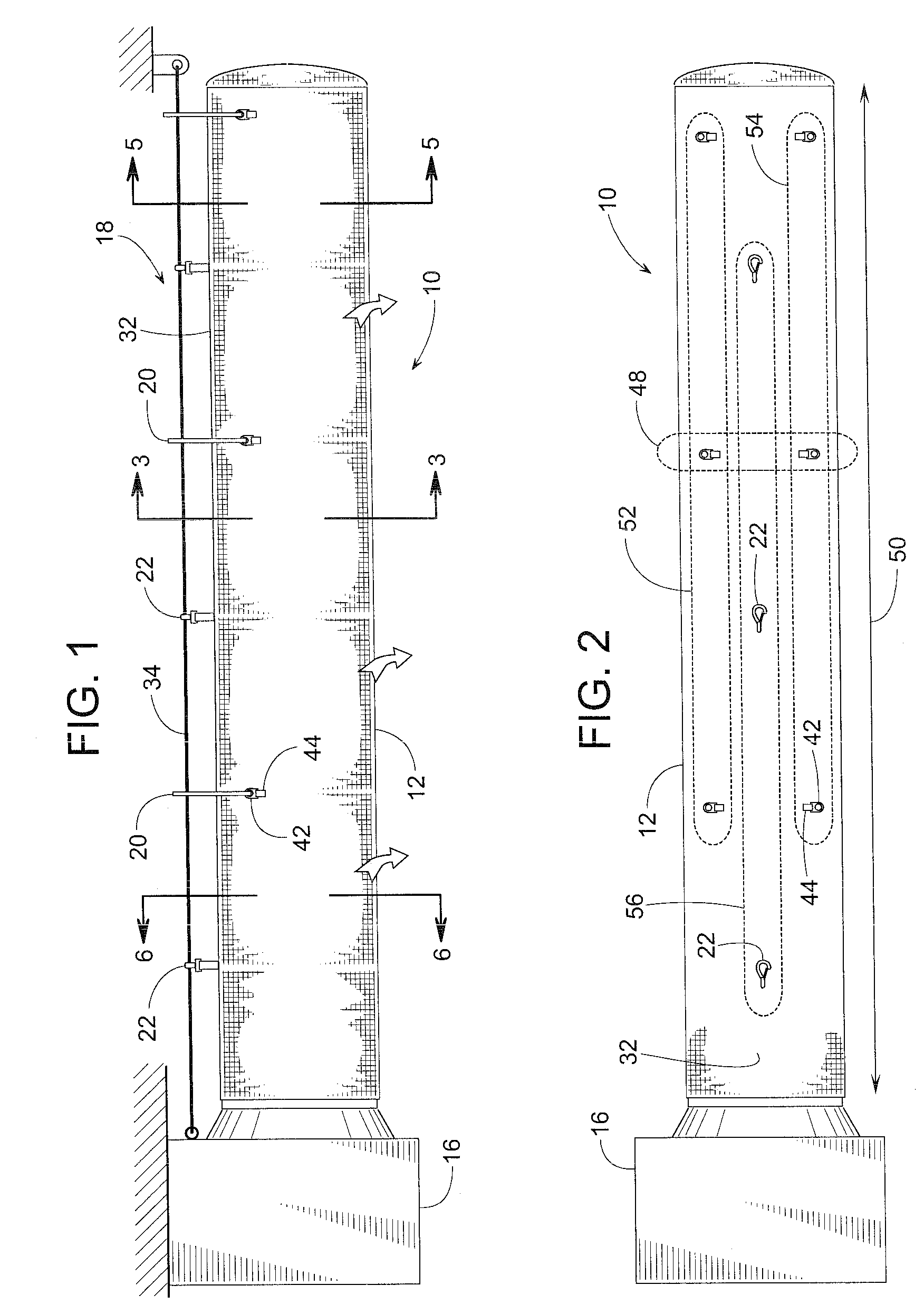 External rib cage for an inflatable air duct