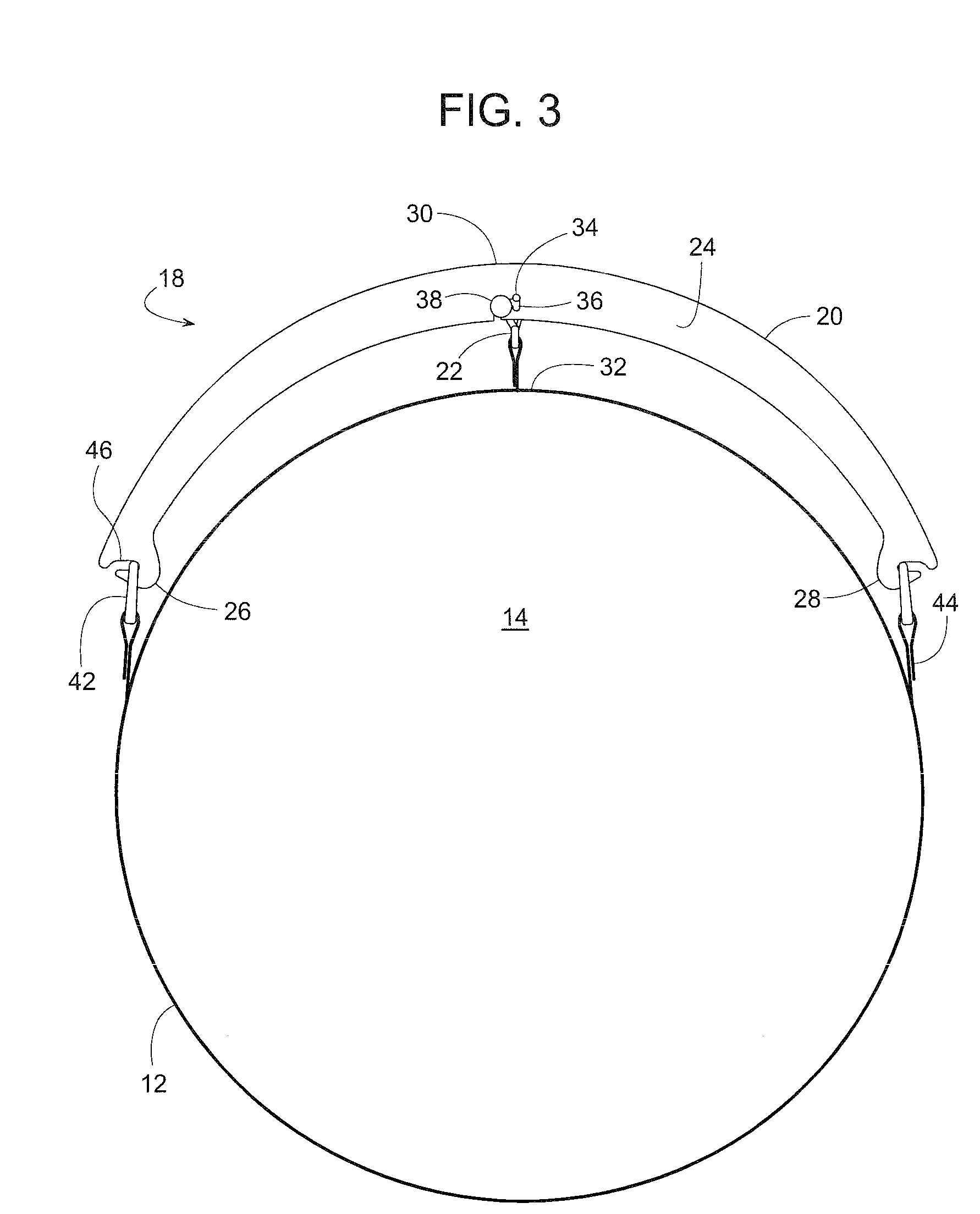 External rib cage for an inflatable air duct