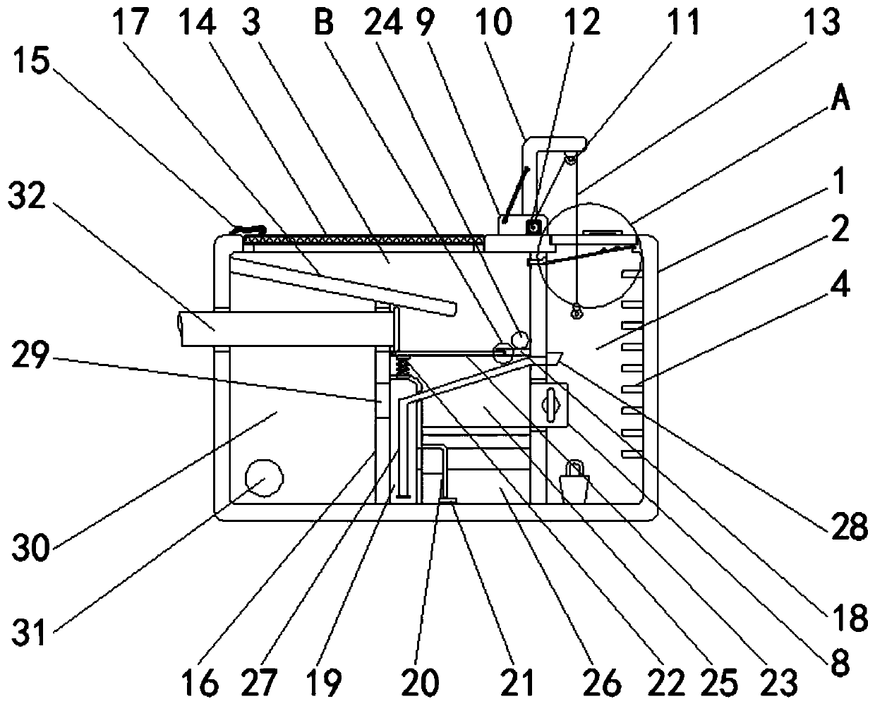 Novel integrated intelligent flow abandoning well used for collecting sewage and rainwater