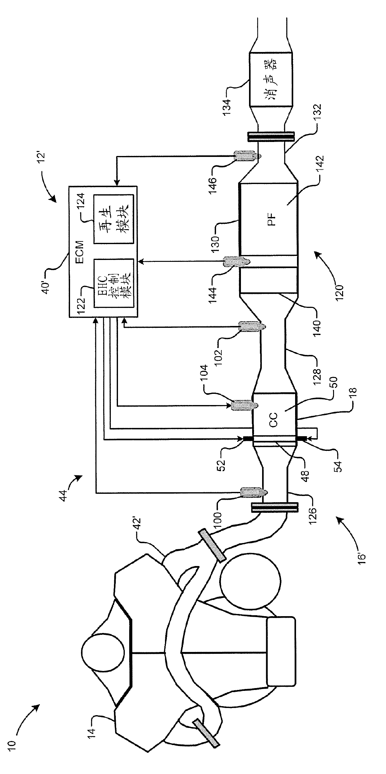 Hybrid catalyst radiant preheating system