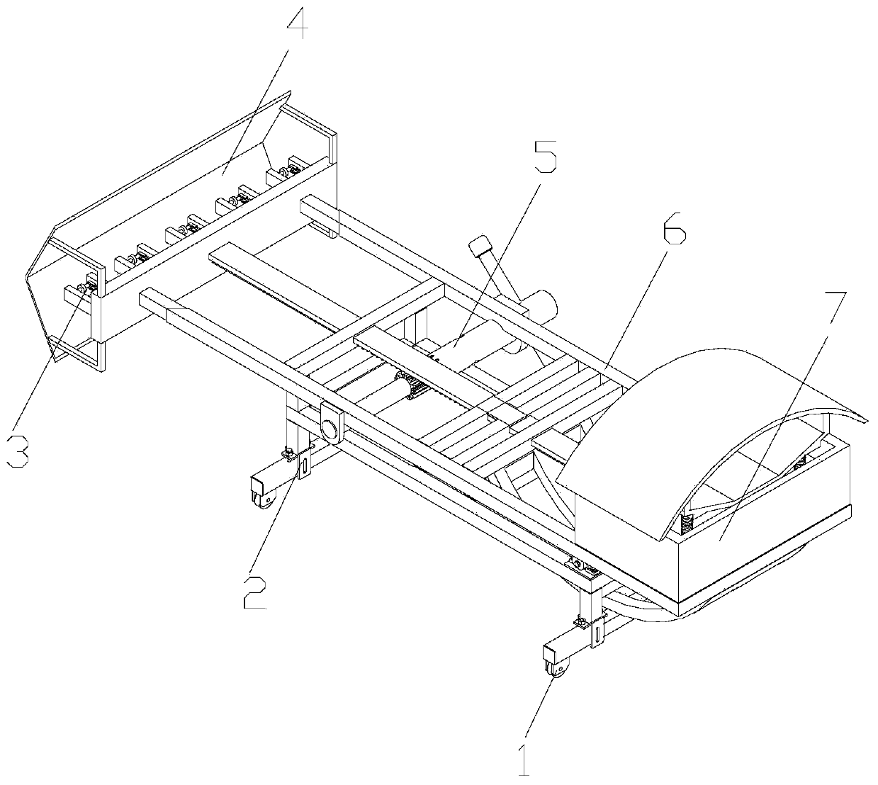 Cable erecting device for building electromechanical installation