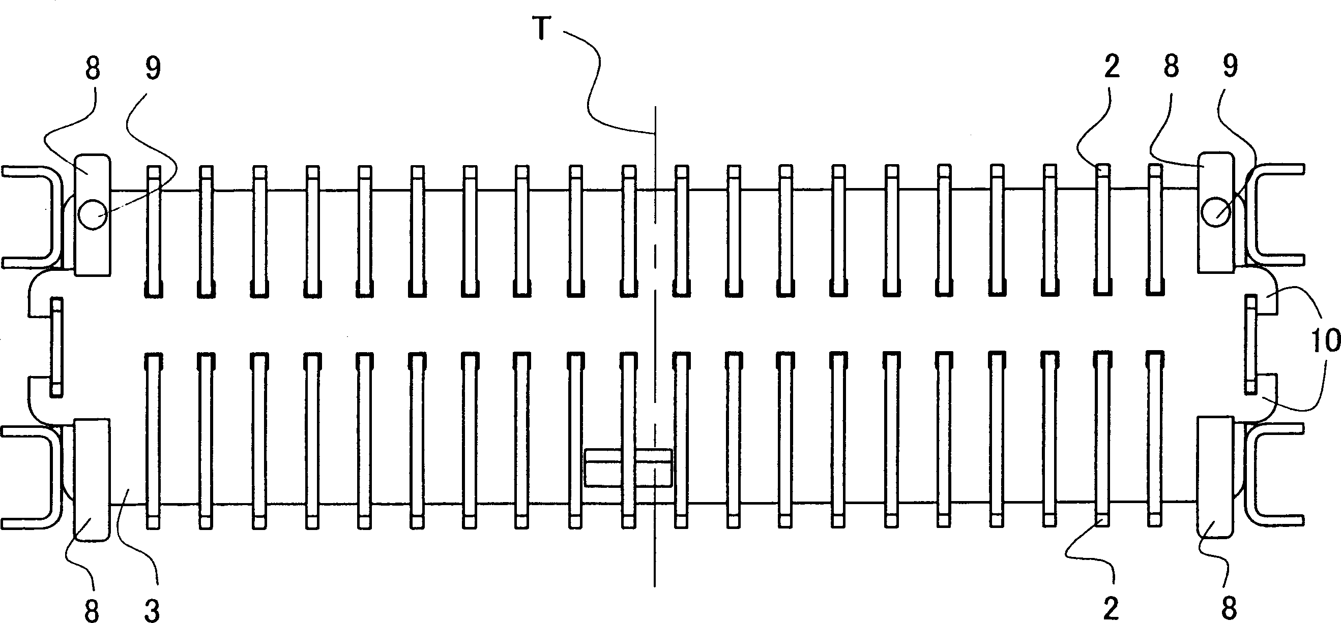 Intensified component, connector with the component, connection mechanism of electric component and substrate