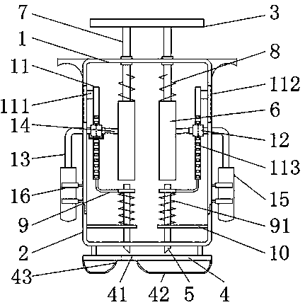 Puncture device with multi-needle structure for blood detection