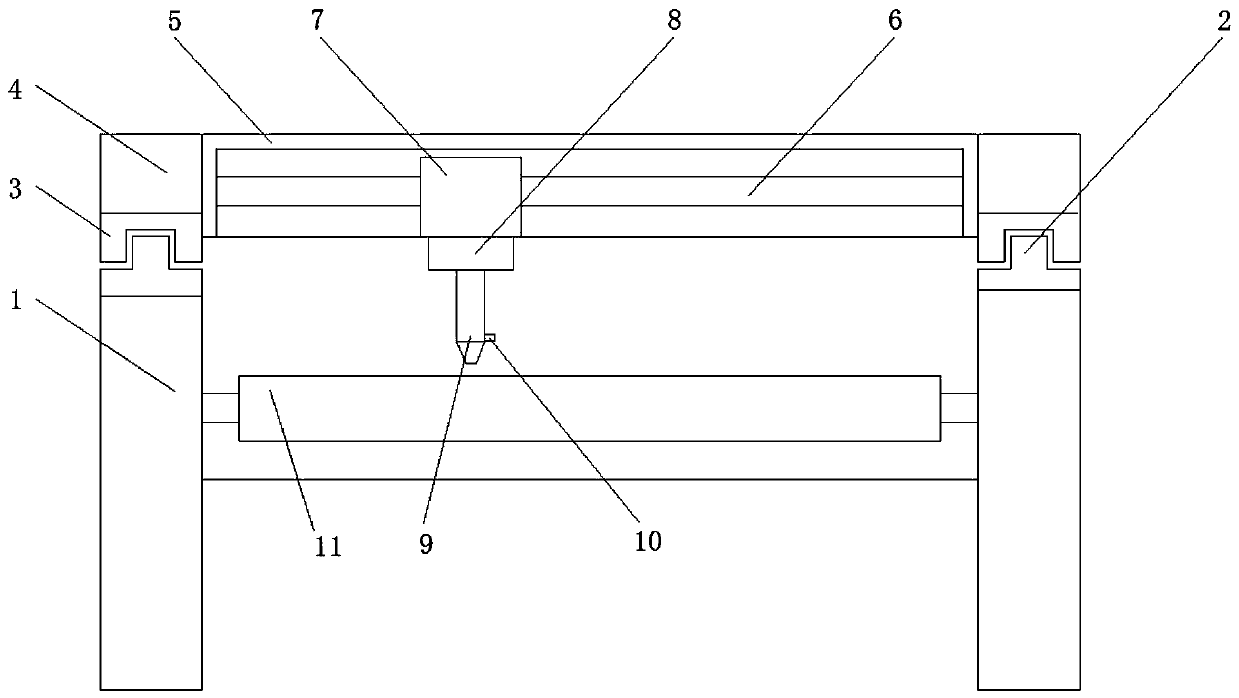 Rough edge removal device for sofa fabric production