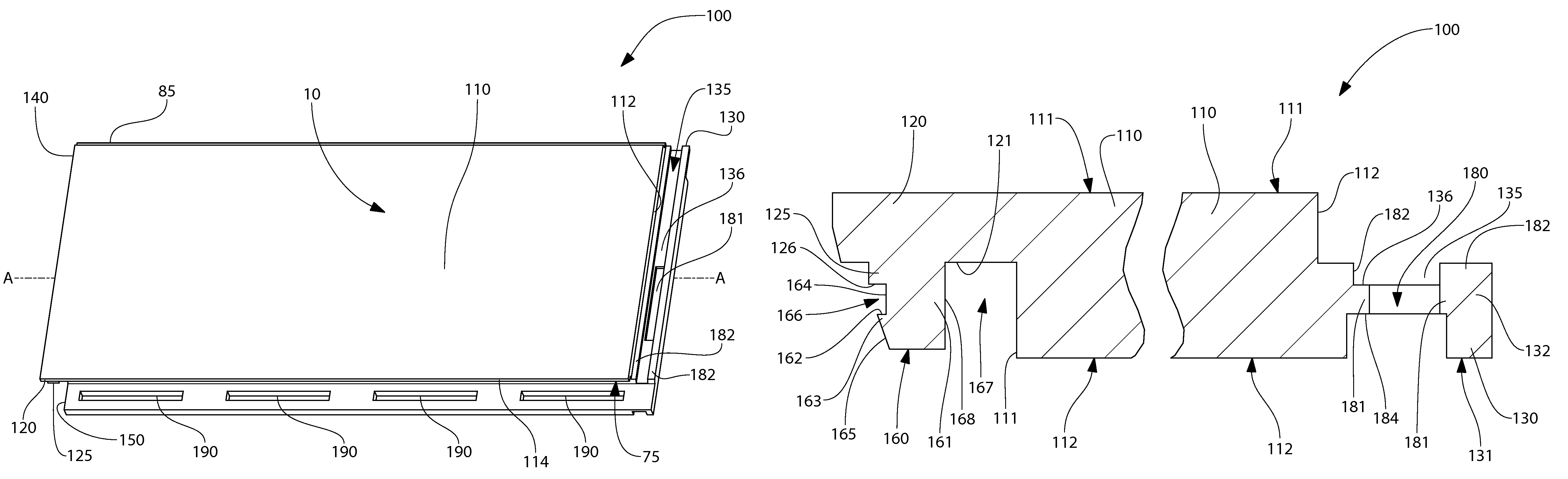 Floating floor system, floor panel, and installation method for the same