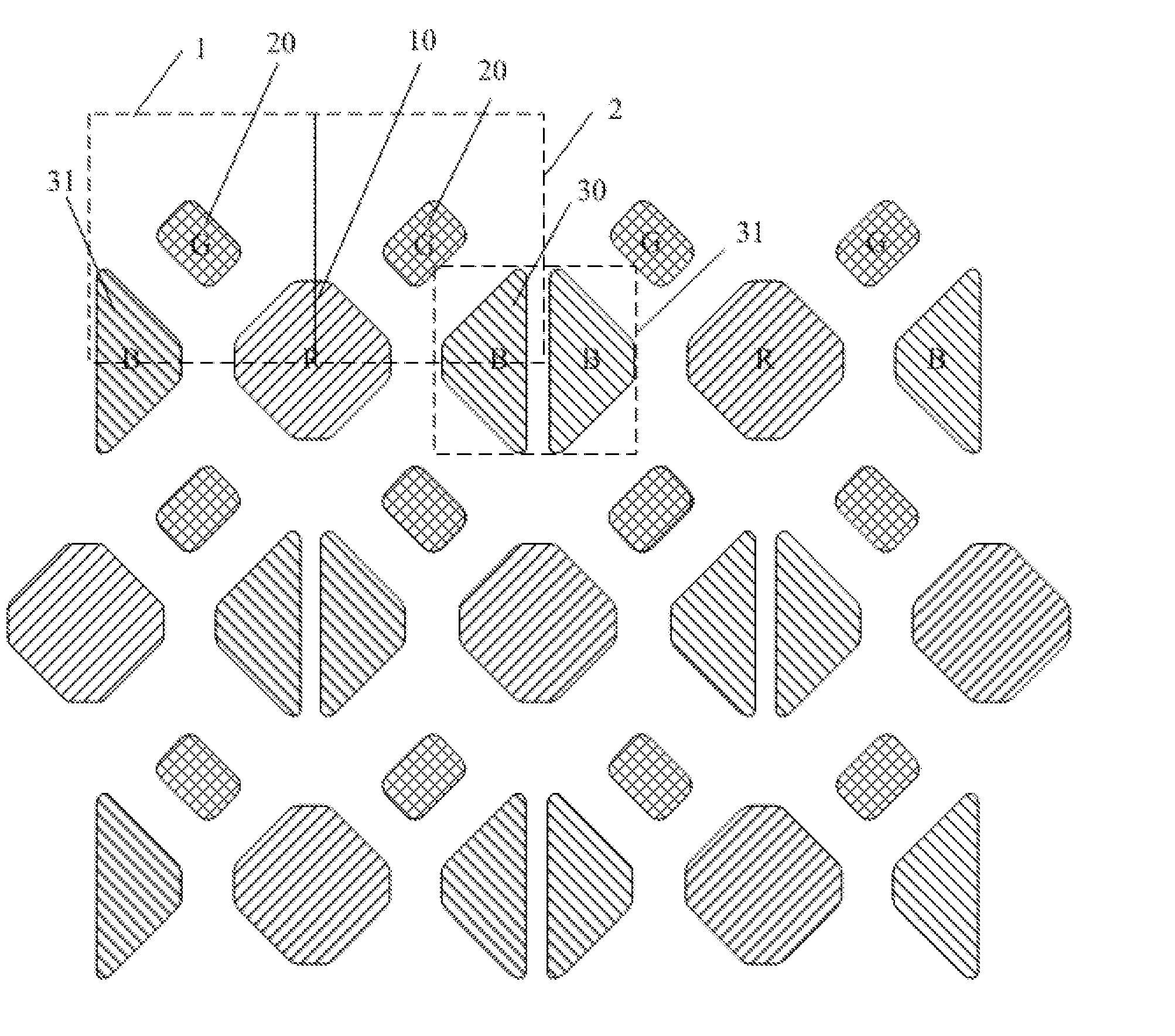 Pixel structure and displaying method thereof, and related display apparatus