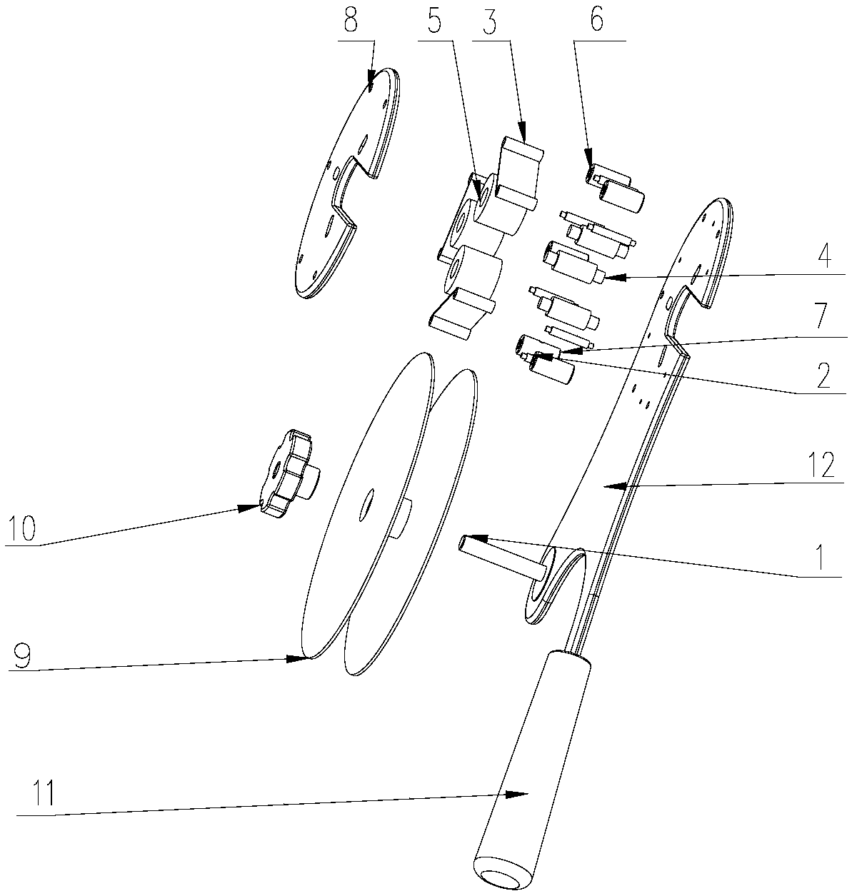 A monofilament winder for repairing transmission line conductors and its application method