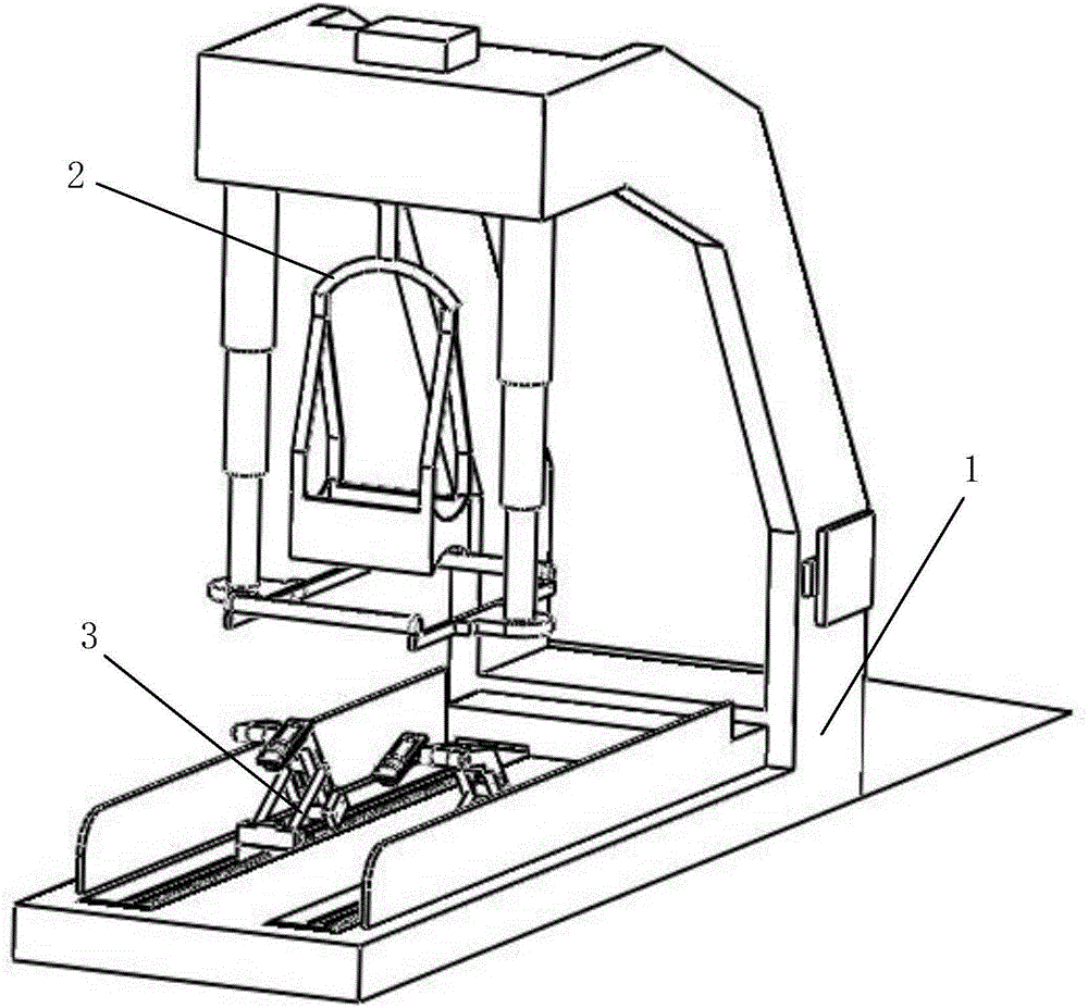 Weight losing type gait rehabilitation training robot