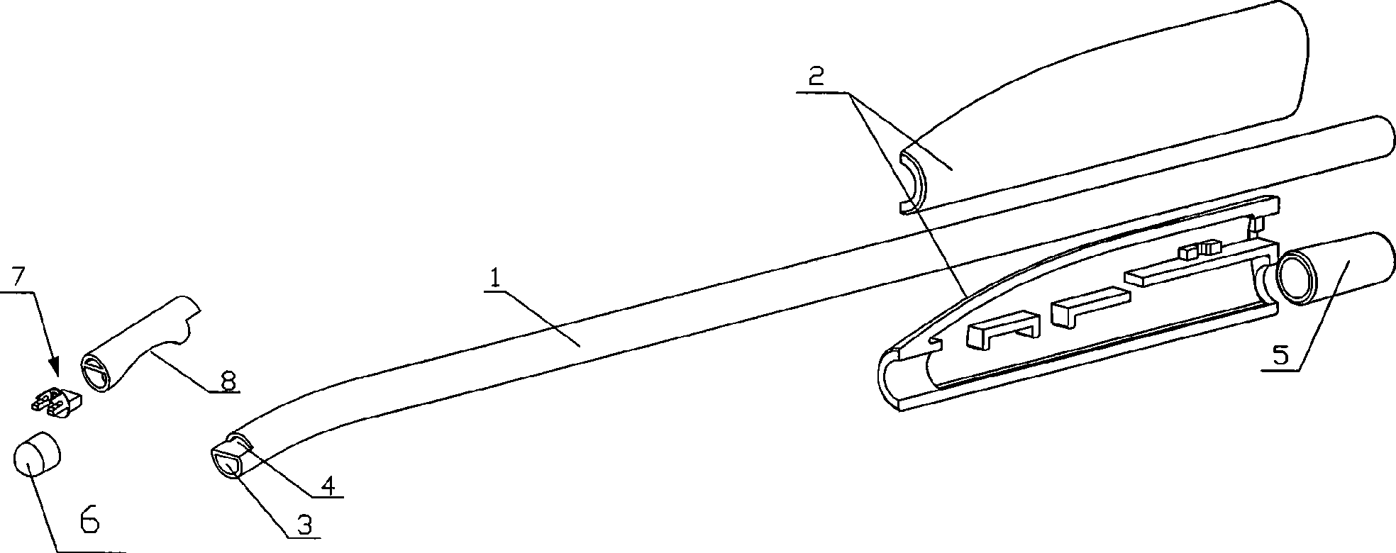 An optical signal acquisition method used for visual endoscope devices and a visual endoscope device