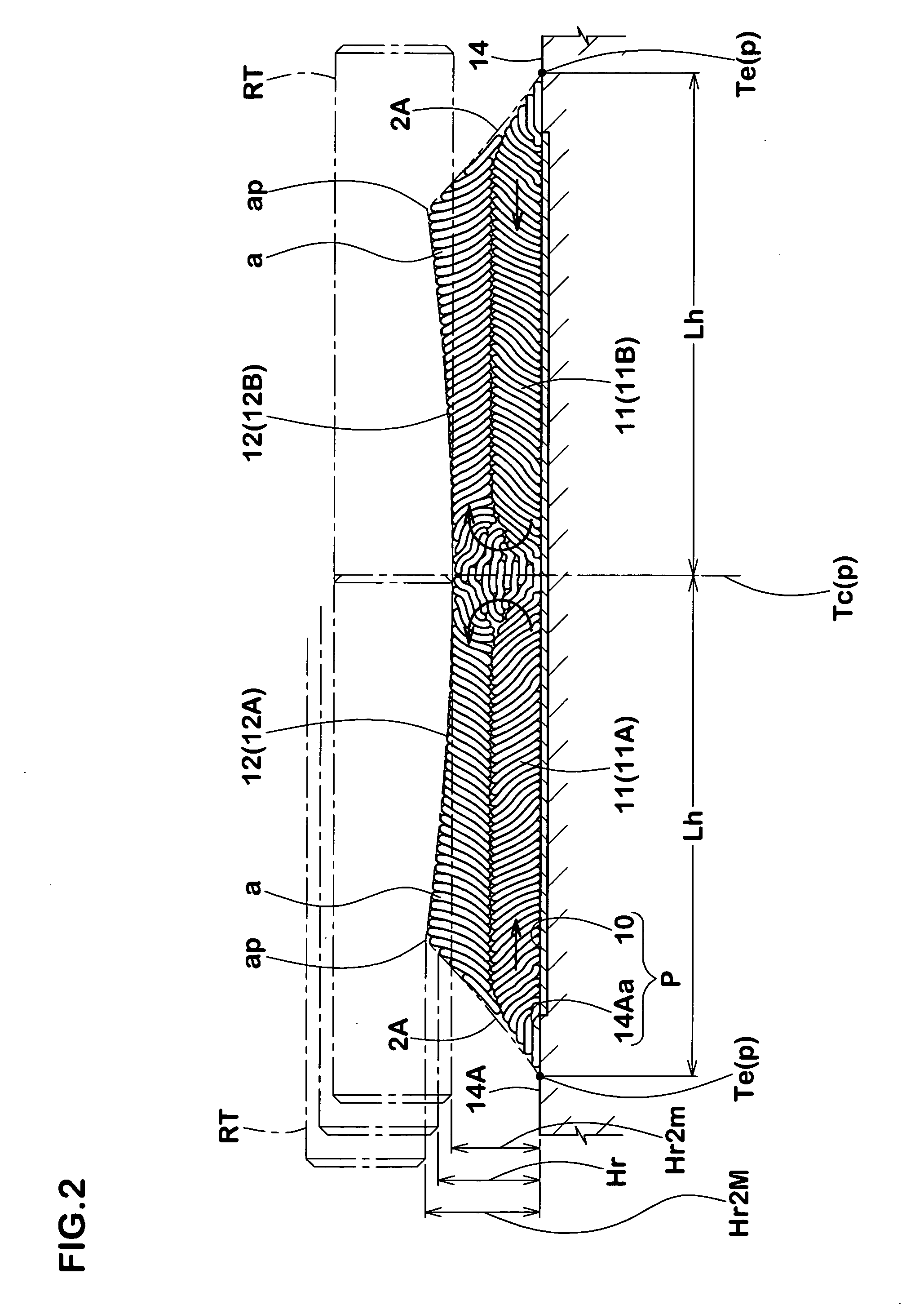 Manufacturing method of rubber member for tire