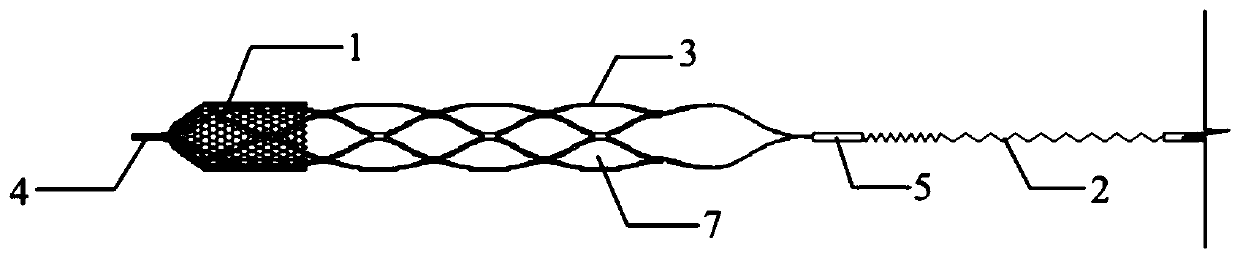 A thrombectomy device