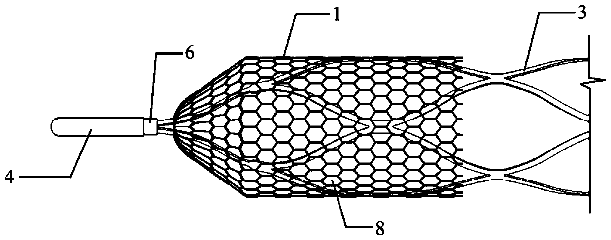 A thrombectomy device