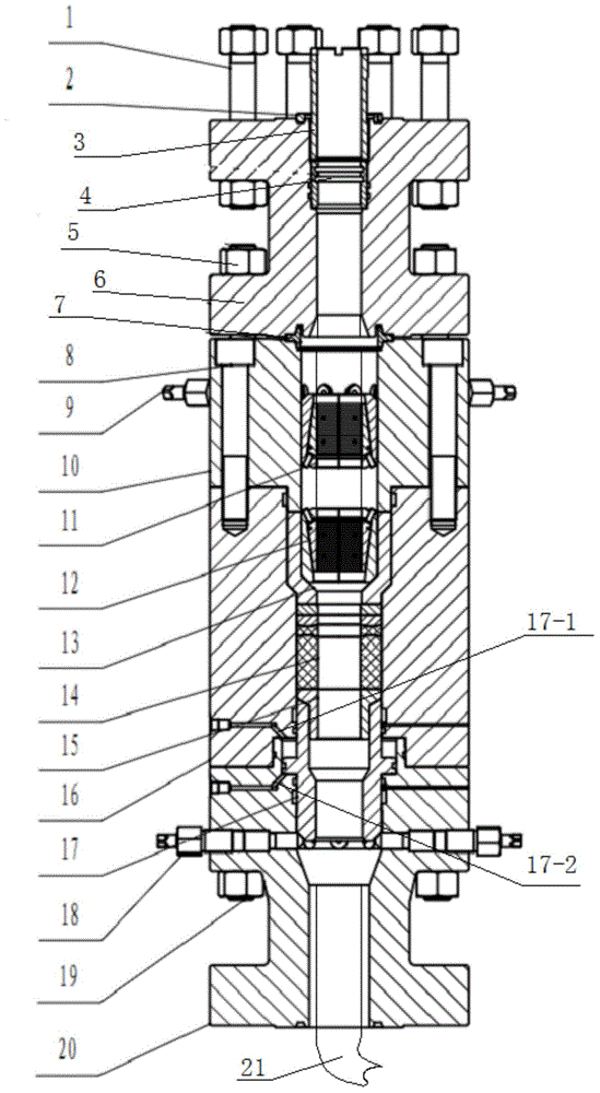 Continuous oil pipe hanger for velocity tubular column