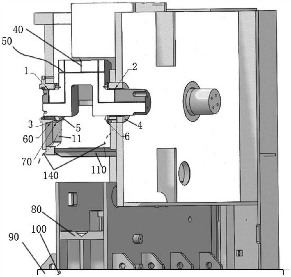 Oil return method for shaft seat lubricated by circulating oil