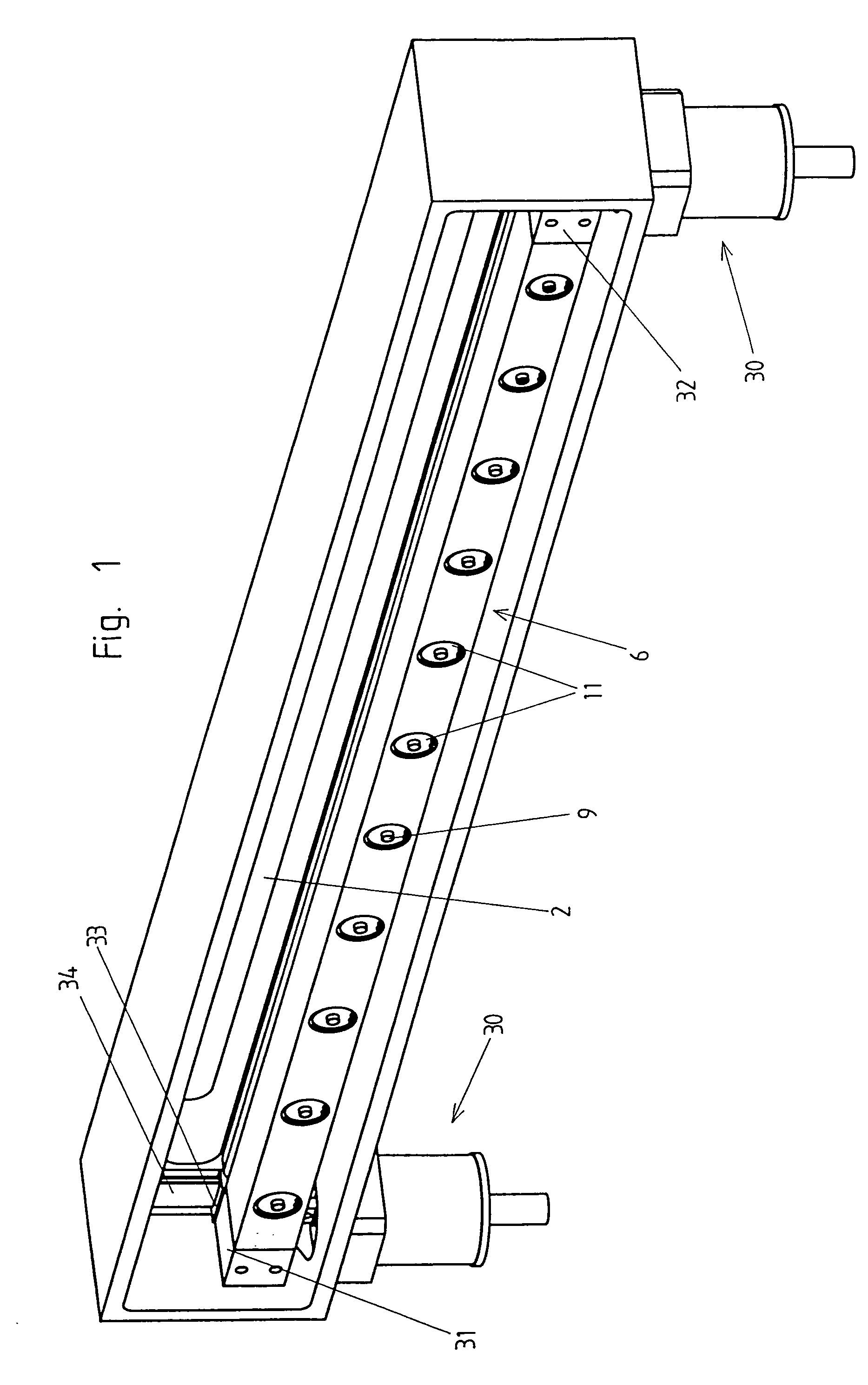 Closure device for vacuum closure of at least one opening in a wall