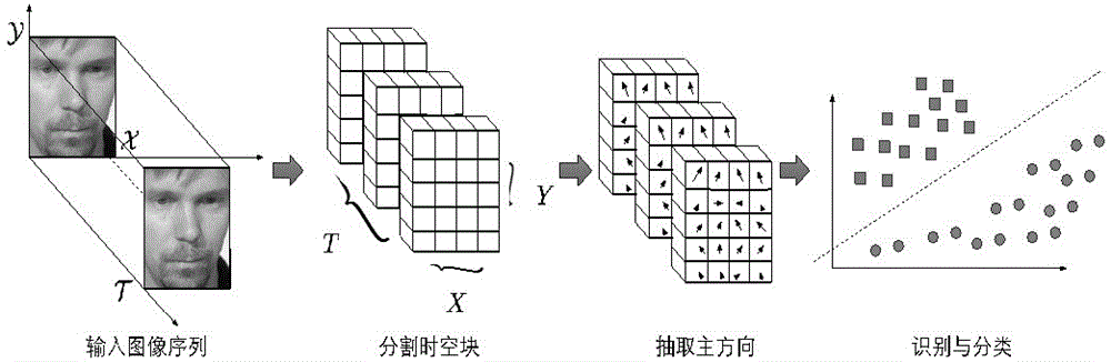 Minimum -error-based feature extraction method for face microexpression sequence