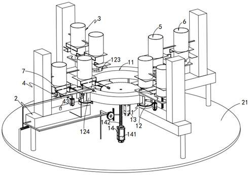 Quick assembling equipment for anti-stroboscopic square bubble of thunder guest