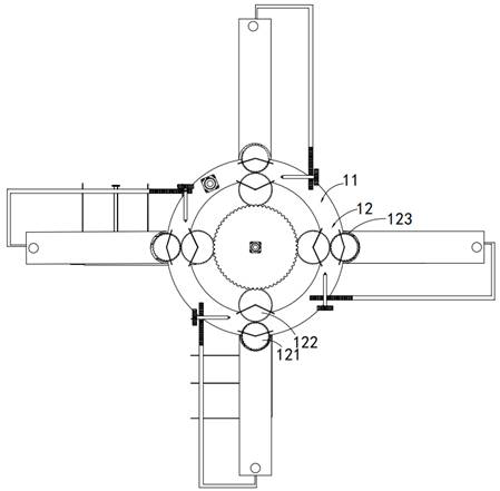 Quick assembling equipment for anti-stroboscopic square bubble of thunder guest