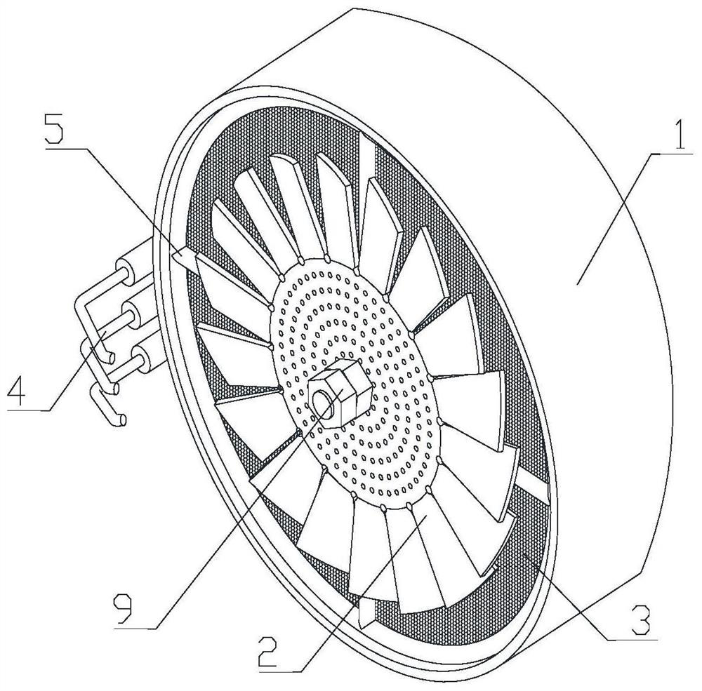 An ultra-low nitrogen burner for oilfield heating furnace