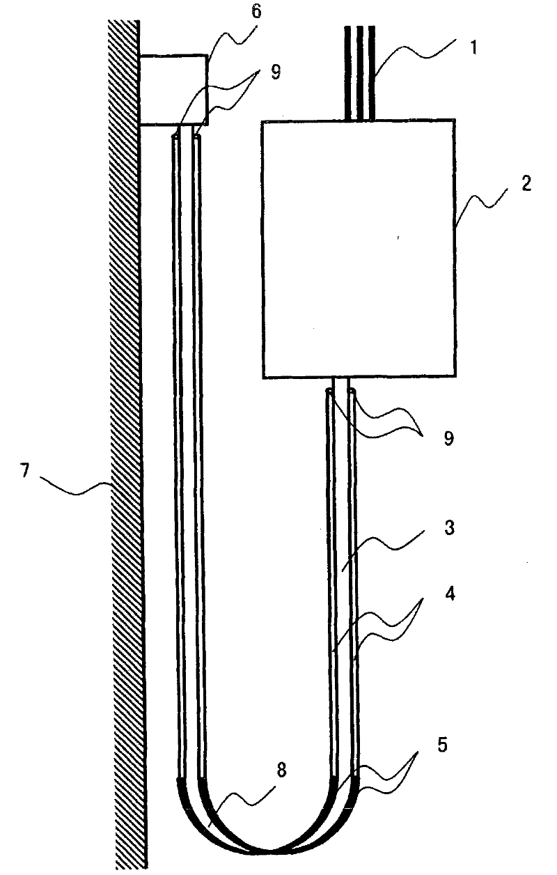 Leading wire vibration-proof structure