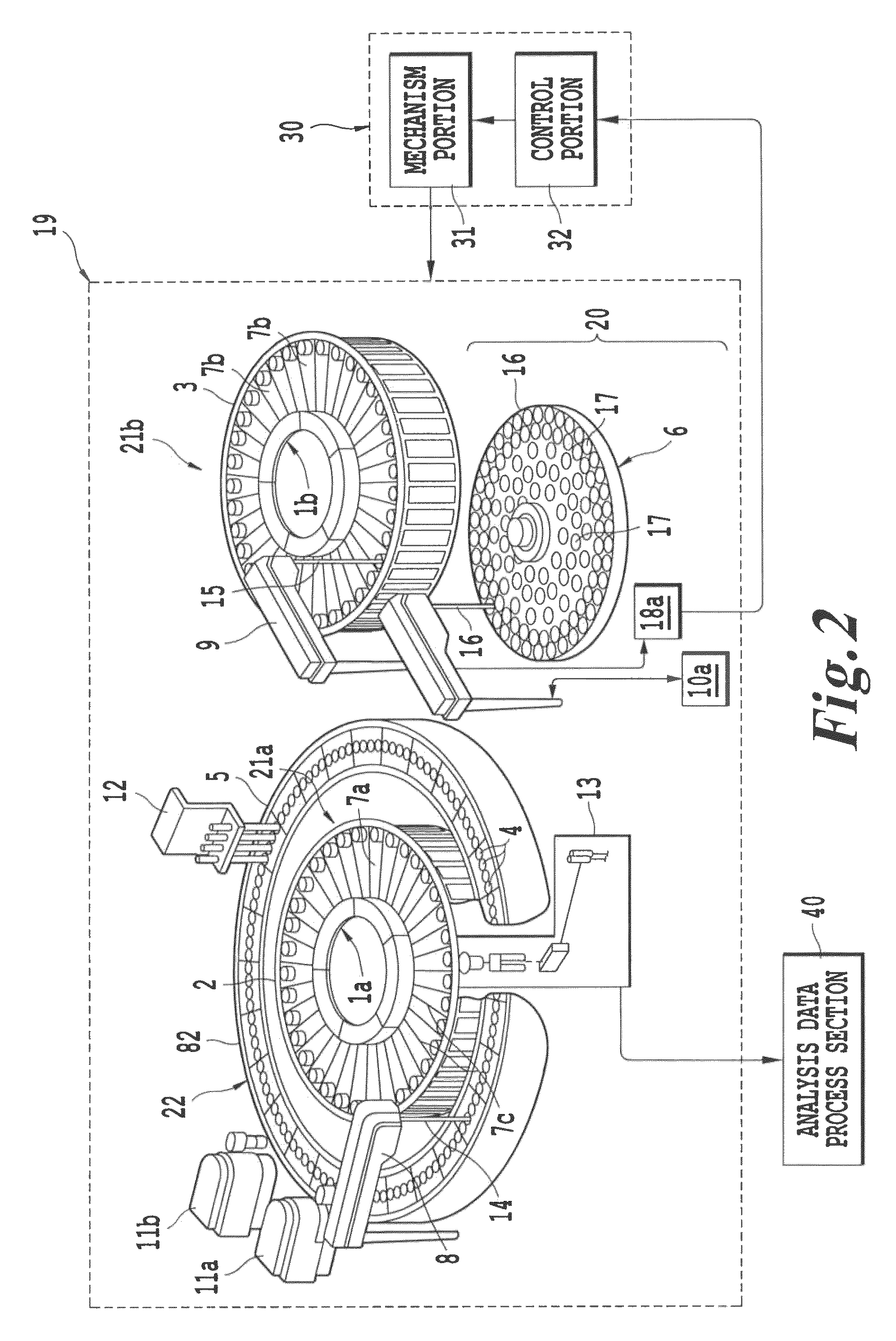 Autoanalyzer and probe elevating method