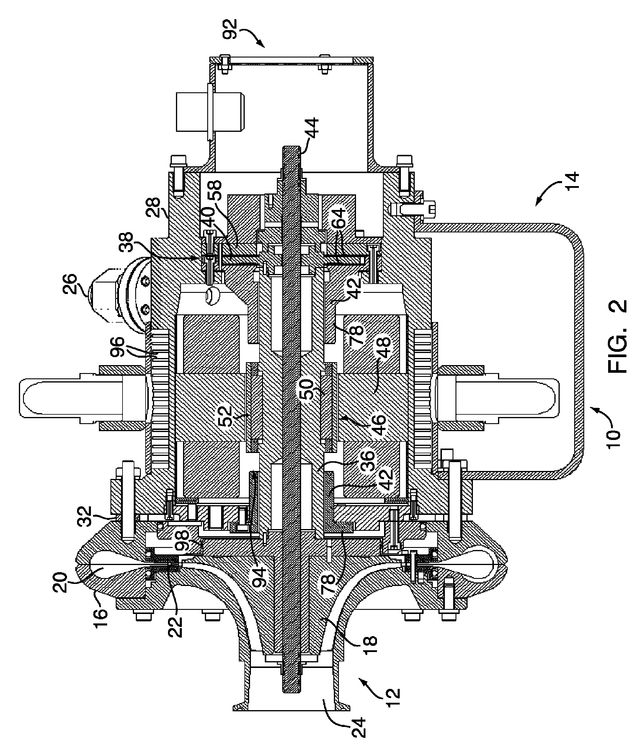 Turboalternator with hydrodynamic bearings