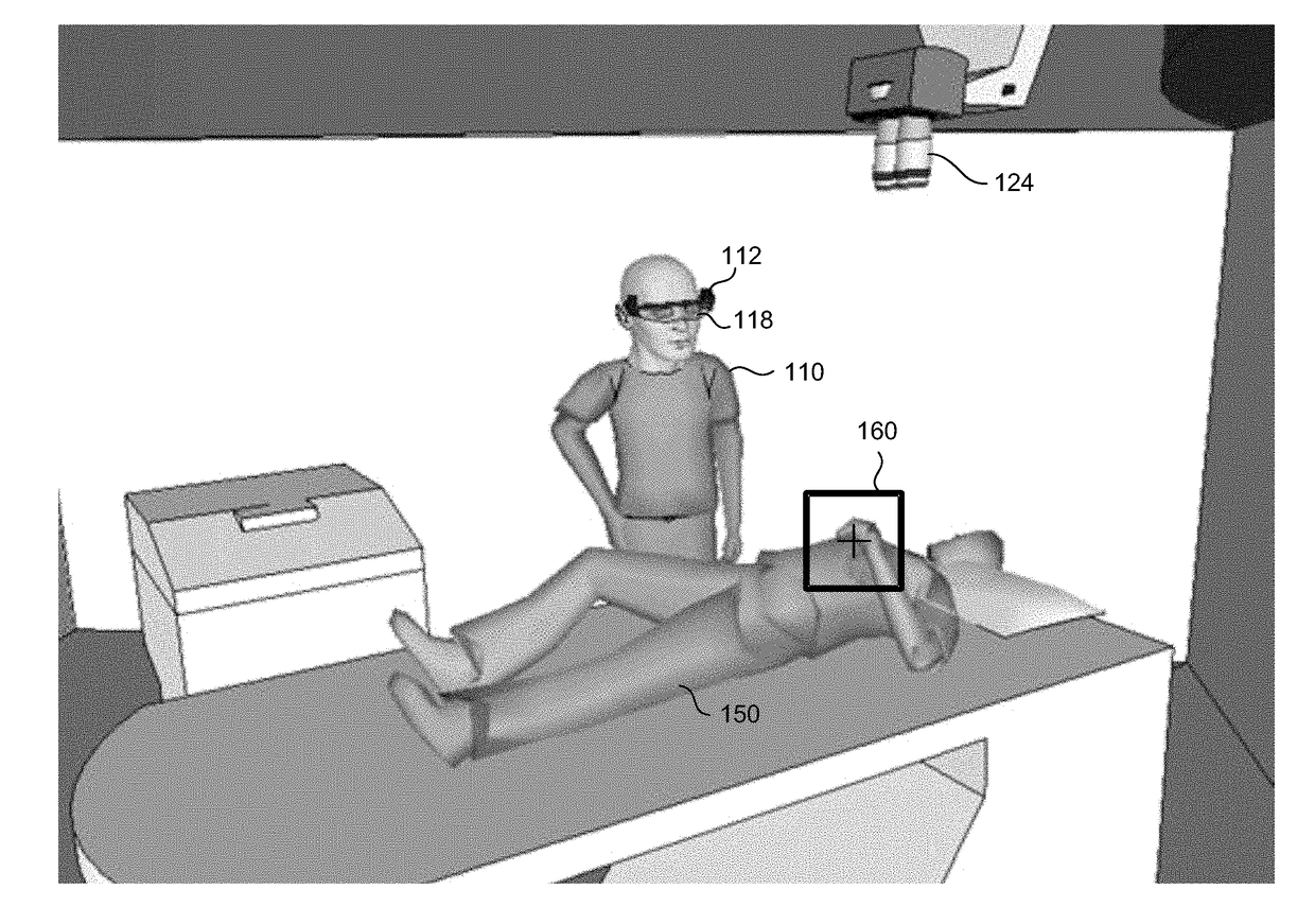 Head-mounted displaying of magnified images locked on an object of interest