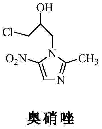 Ornidazole vaginal expansion suppository and preparation and detection methods thereof