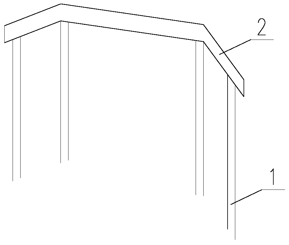 Construction method and structure of tunnel entering