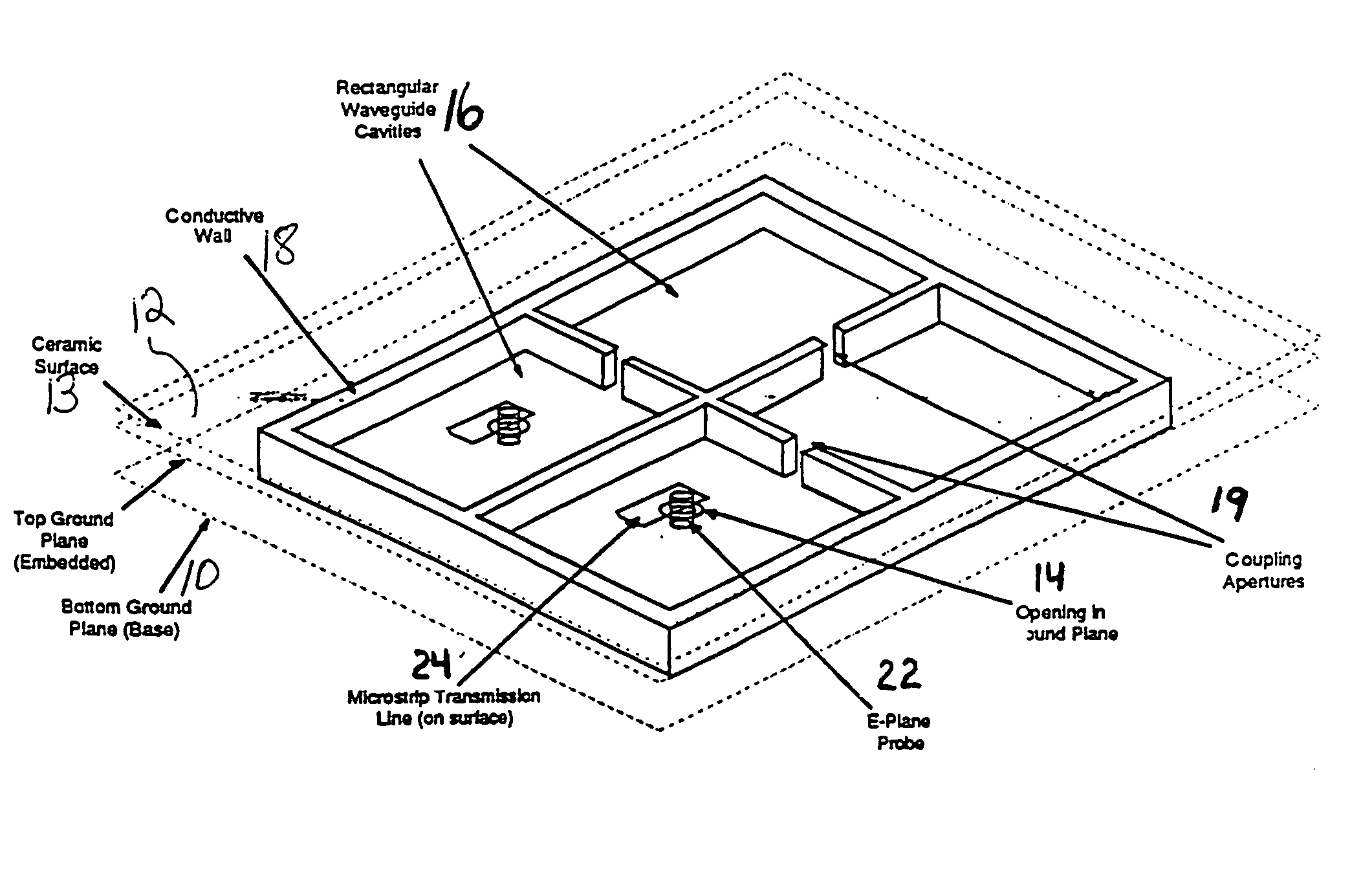 High performance embedded RF filters