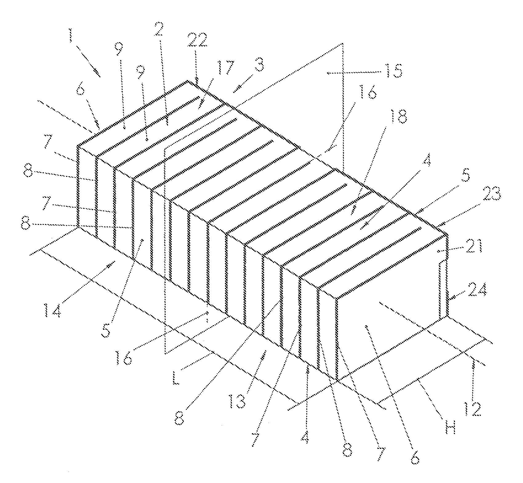 Piezoelectric actuator for an ultrasonic motor