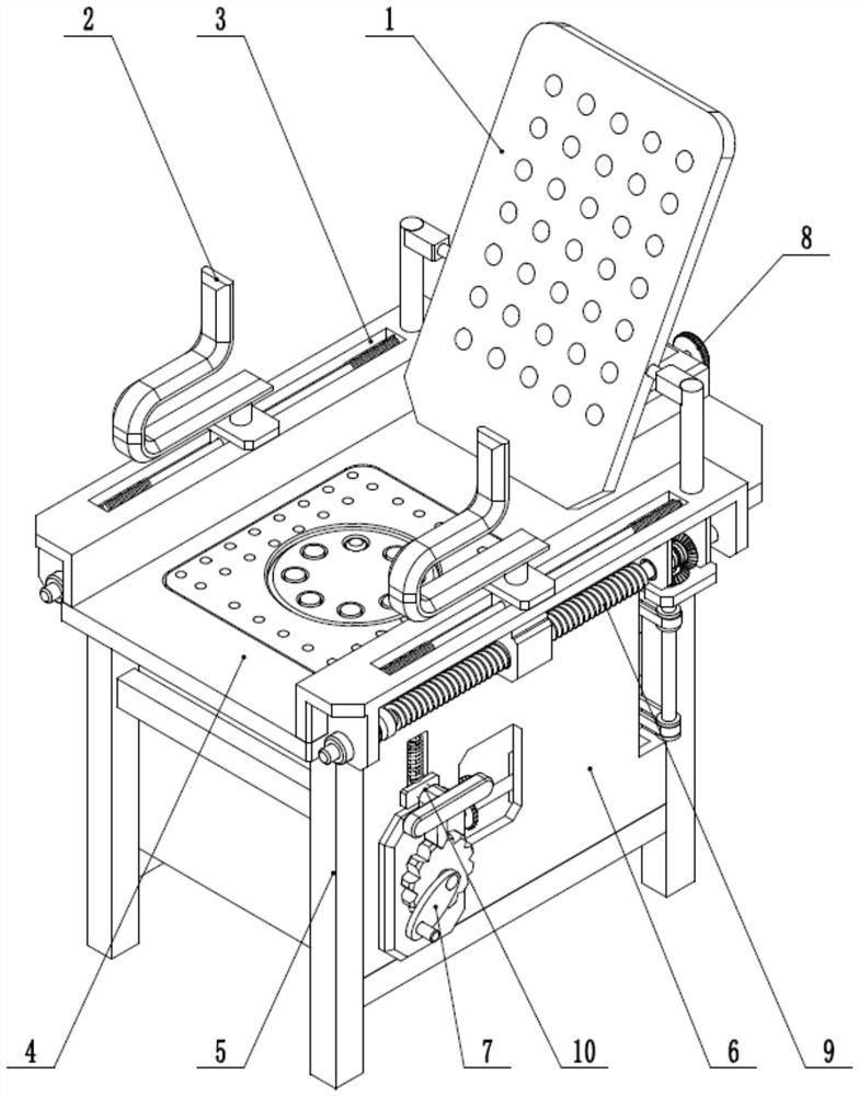 Auxiliary device for esophageal tumor lung rehabilitation treatment