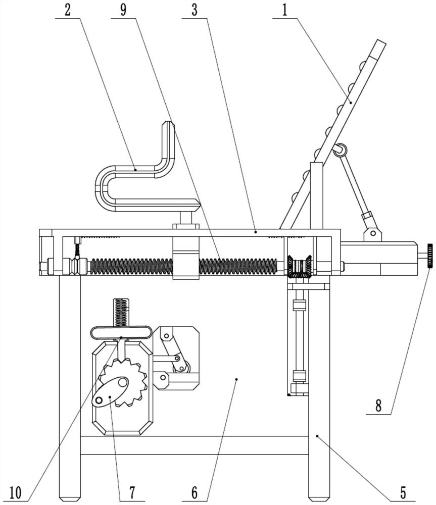 Auxiliary device for esophageal tumor lung rehabilitation treatment