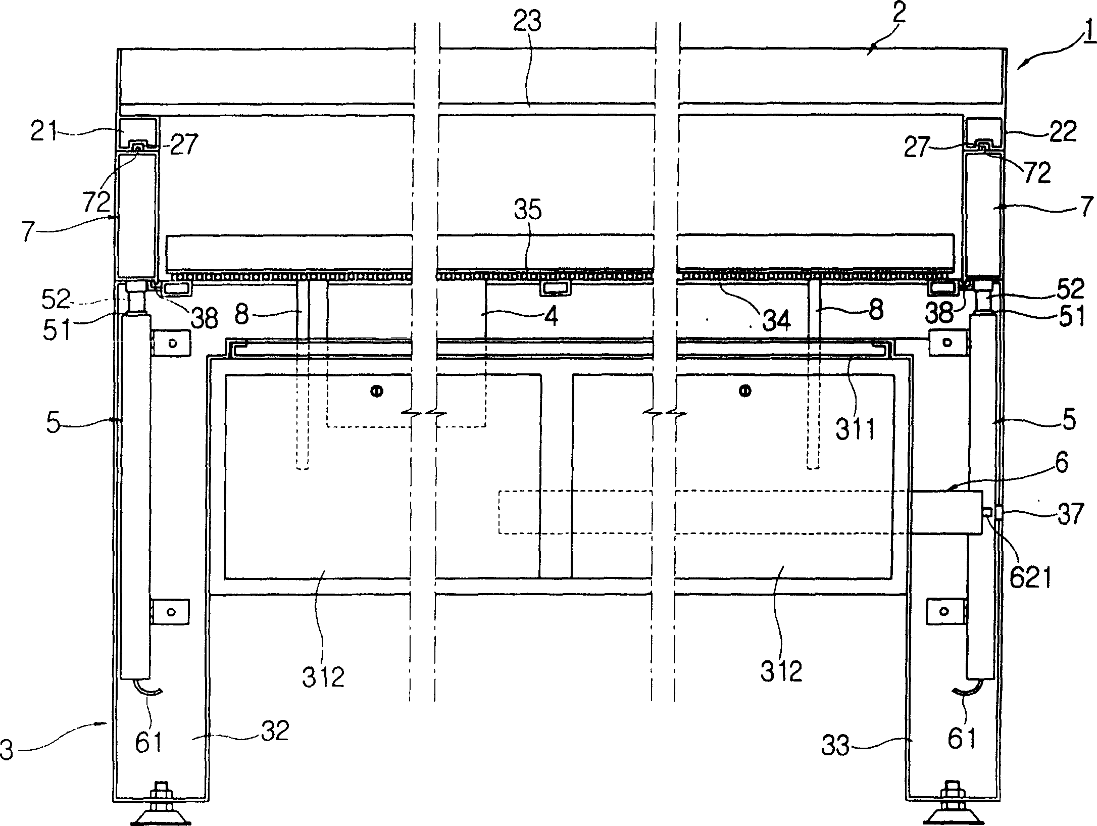 Culture inheritance display using airproof down looking cabinet