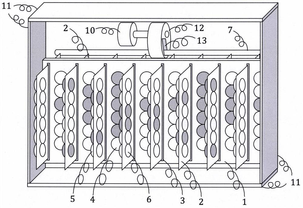 An emergency evacuation indicator light in buildings capable of differentiated guidance