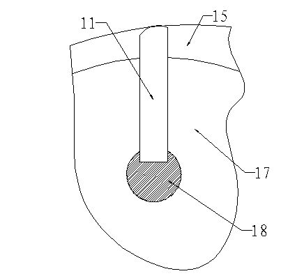 Hydraulic control mechanism for vanes