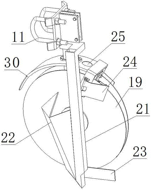 Corn sowing and fertilization machine