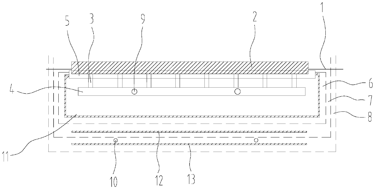 Wind turbine blade mold closing method