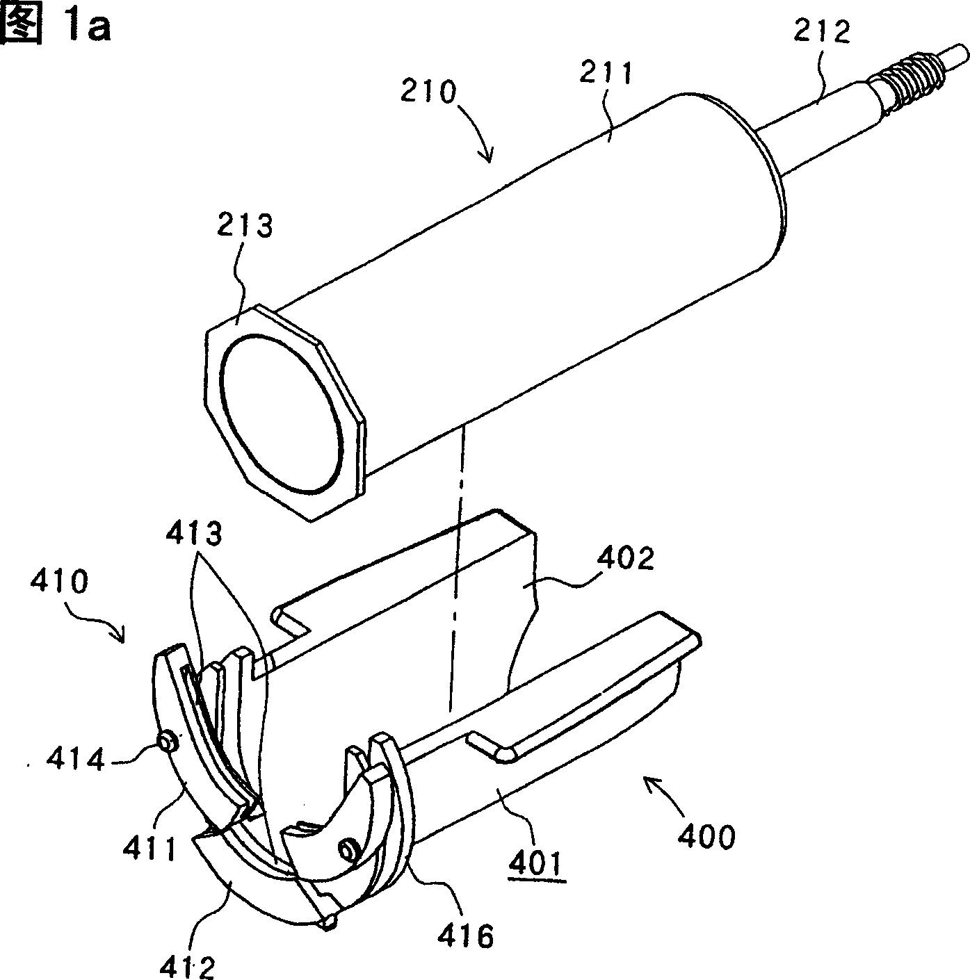 Liquid injection system with cylinder flange of liquid syringe