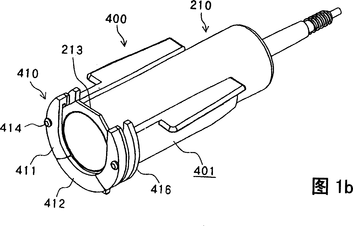 Liquid injection system with cylinder flange of liquid syringe