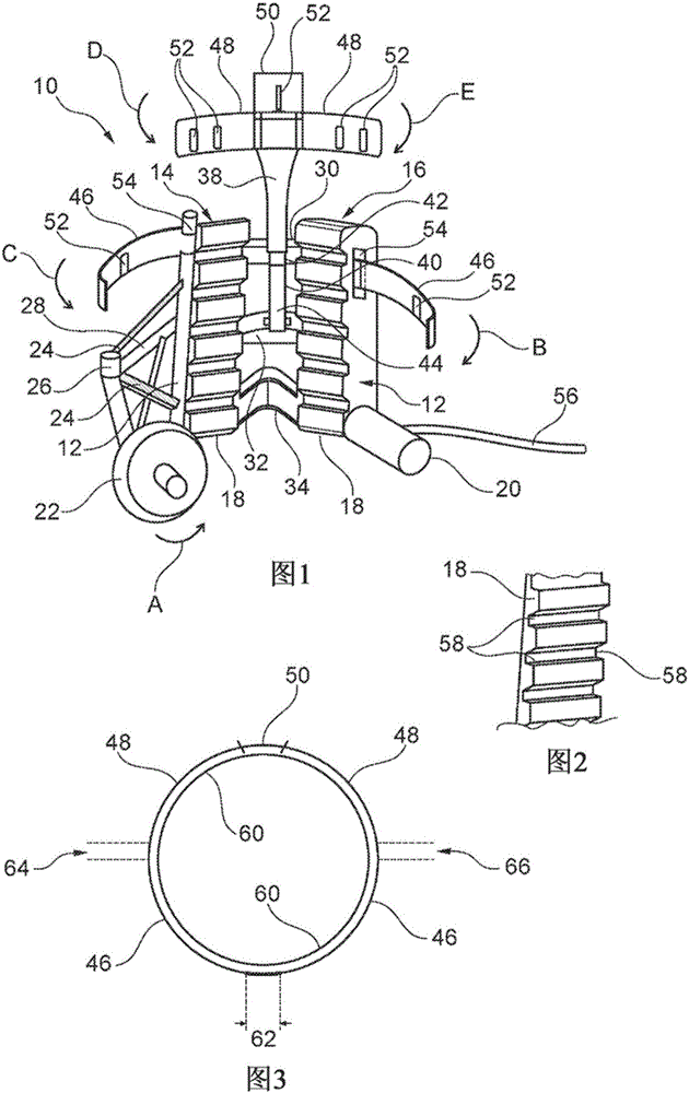 Machine for debranching living trees