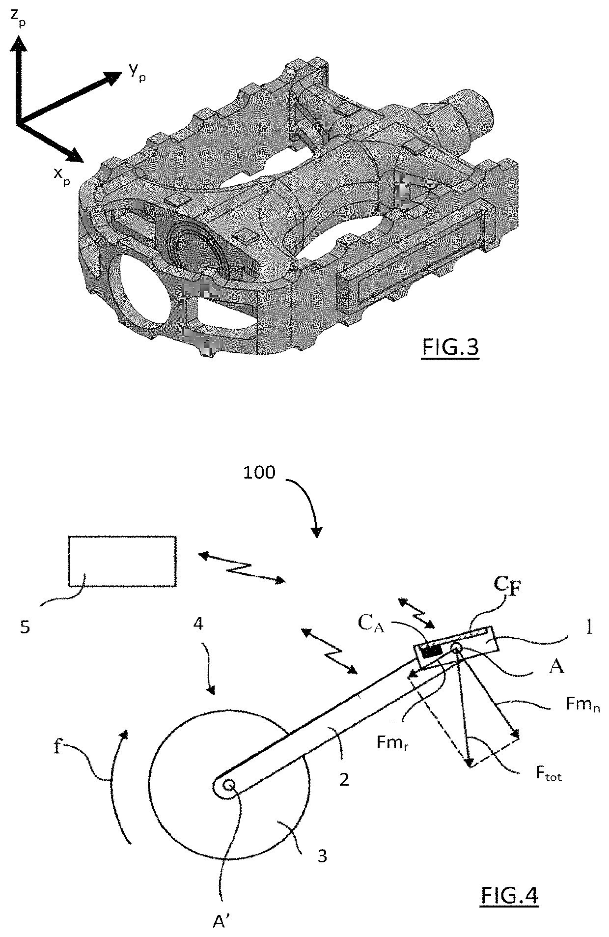 Method and a system for estimation of a useful effort provided by an individual during a physical activity consisting in executing an alternating pedalling movement on a pedal device