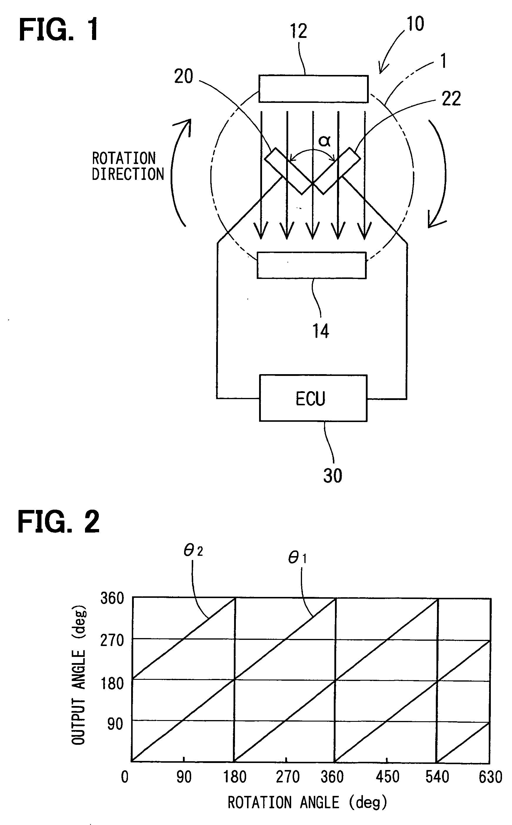 Angular speed detecting device