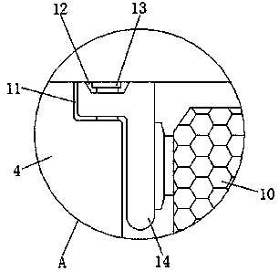 Mold with exhaust filter structure