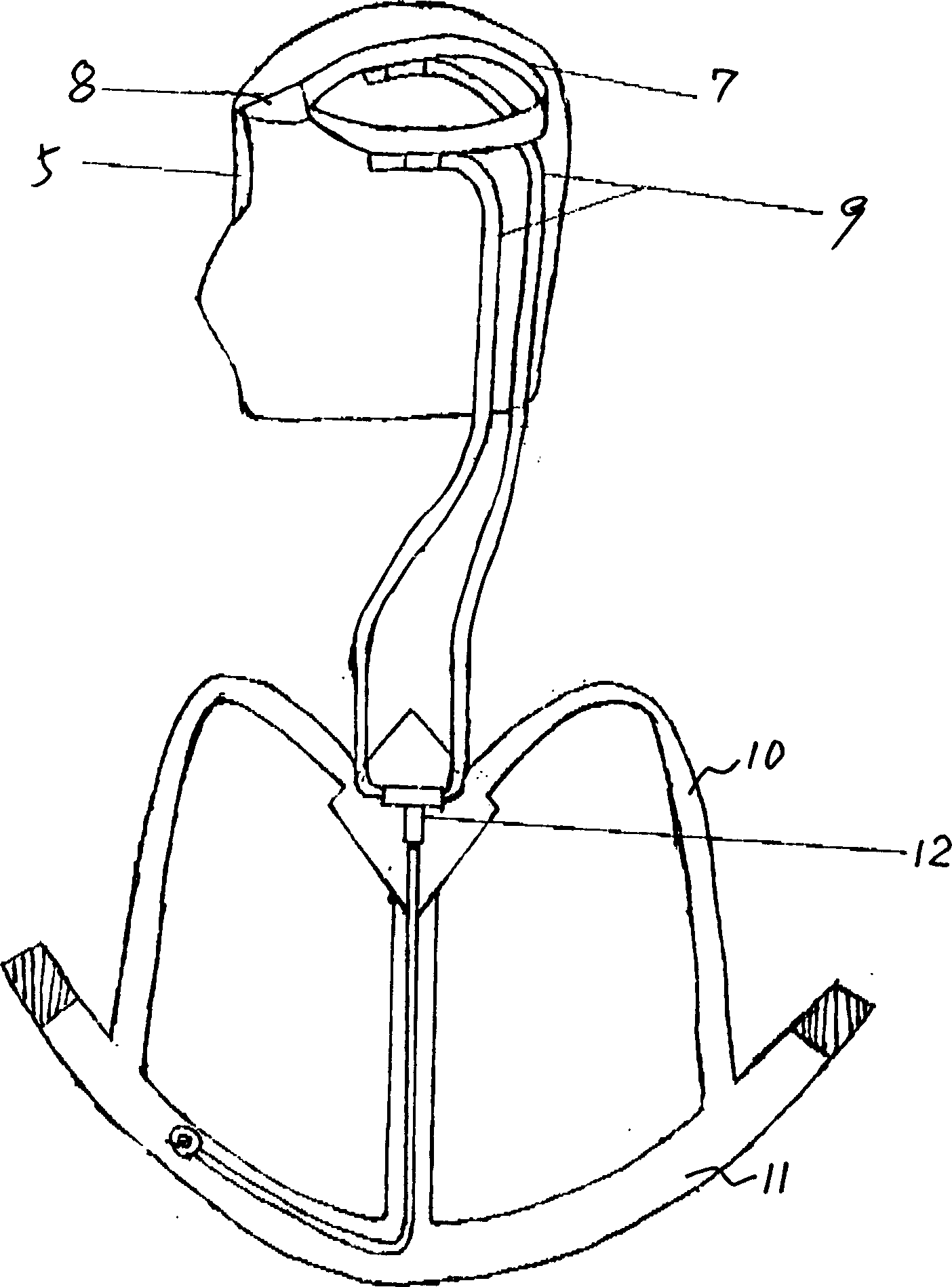 Pneumatic parclose type isolation clothes